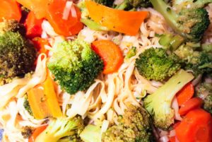 wok brocolis carotte